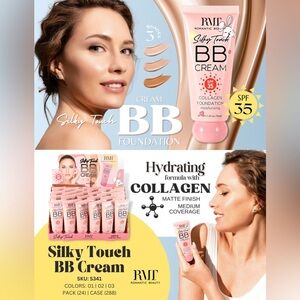 New ROMANTIC BEAUTY - SILKY TOUCH BB CREAM SUNSCREEN FOUNDATION